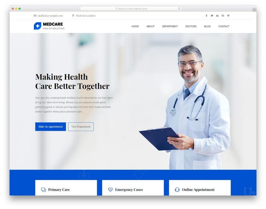 طراحی سایت پزشکی در قزوین