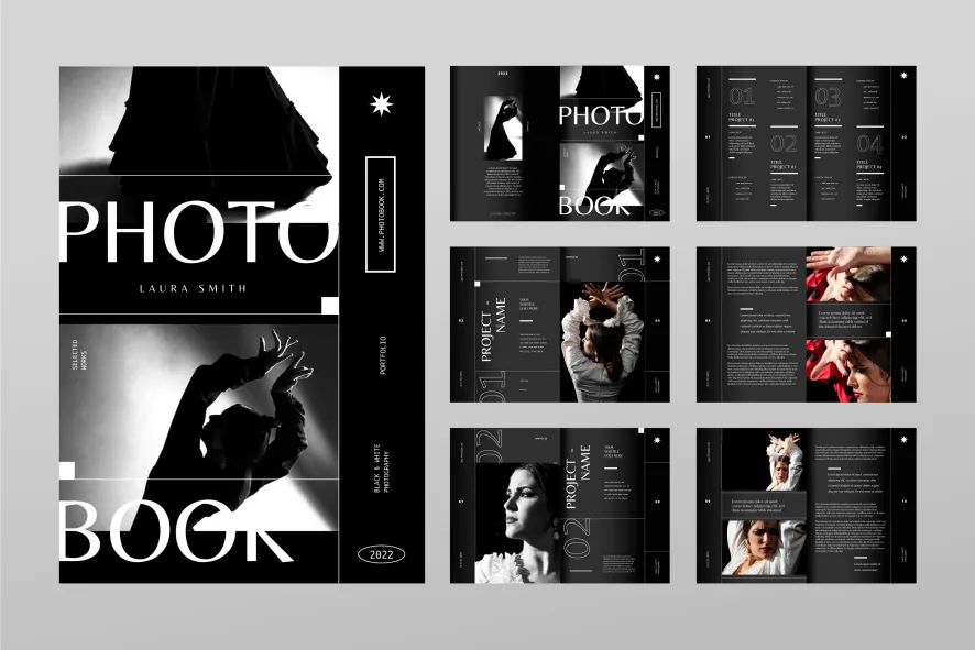 نمونه کار برای طراحی آتلیه عکاسی