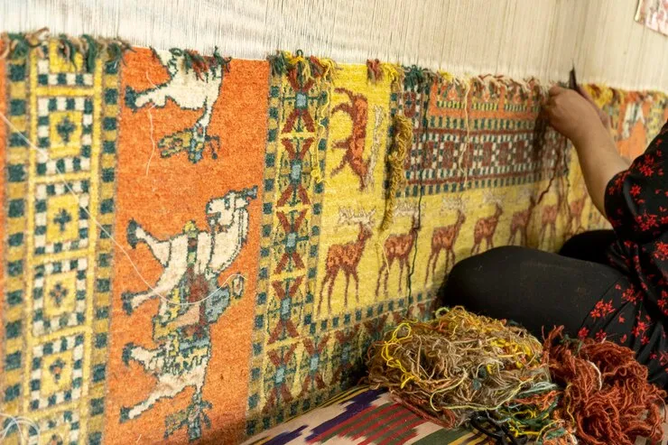 طرح های اصیل در طراحی سایت فرش و گلیم