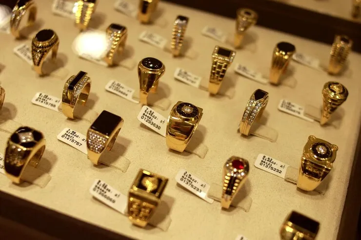 گالری در طراحی سایت طلا فروشی